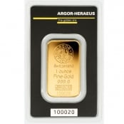 Argor-Heraeus Goldbarren kinebar™ 1 oz, inklusive Echtheitszertifikat und einer Produktionsnummer
