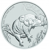 Koala 1 kg Silber 2022 - Motivseite