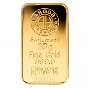 Goldbarren 20 Gramm Argor-Heraeus - LBMA zertifiziert