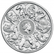 Queen's Beasts Completer Coin 2 oz Silber 2021 - Motivseite