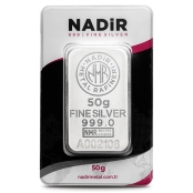 Silberbarren 20 g Nadir Metal Rafineri  - LBMA zertifiziert