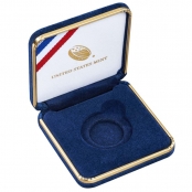 American Eagle Etui Gold 1 oz - Original Samtetui der United States Mint in der Farbe Blau