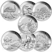 Emu 4 x 1 oz Silber (Serie 2018-2024) - Motivseite