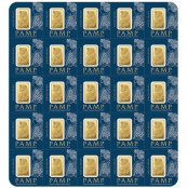 Multigram+25 Gold PAMP Suisse - Assay Card Rückseite