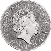 Royal Arms 10 oz Silber 2020 - Wertseite