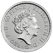 Britannia 1/4 oz Silber 2021 - Wertseite