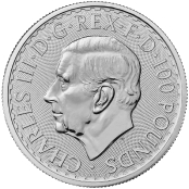 Britannia 1 oz Silber 2024 - Wertseite