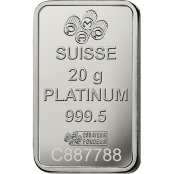 Platinum Bar 20 Gram PAMP Suisse - Blister