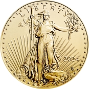 American Eagle 1 oz Gold 2024  - Rückseite