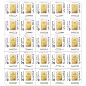 Multigram+25 Gold PAMP Suisse - Blister Rückseite