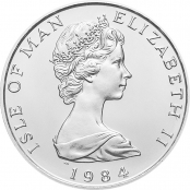 Noble 1 oz Platin - Wertseite der einmaligen Silbermünze der Perth Mint