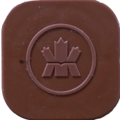 Münztube Maple Leaf oz 1 Platin- Logo RCM
