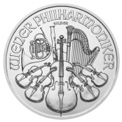 Philharmoniker 1 oz Silber kaufen, auf der Wertseite des Silber Philharmonikers ist eine Orgel abgebildet