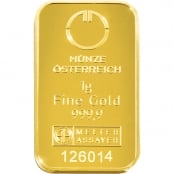 Goldbarren kinebar™ 1 Gramm - LBMA zertifiziert