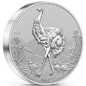 Emu 10 oz Silber 2024 - Next Generation - 3 d Ansicht