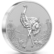 Emu 2 oz Silber 2024 - Next Generation - 3d