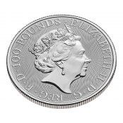Queen's Beasts WQueen's Beasts Completer Coin 1 oz Platin 2022 - 3d Rückseite