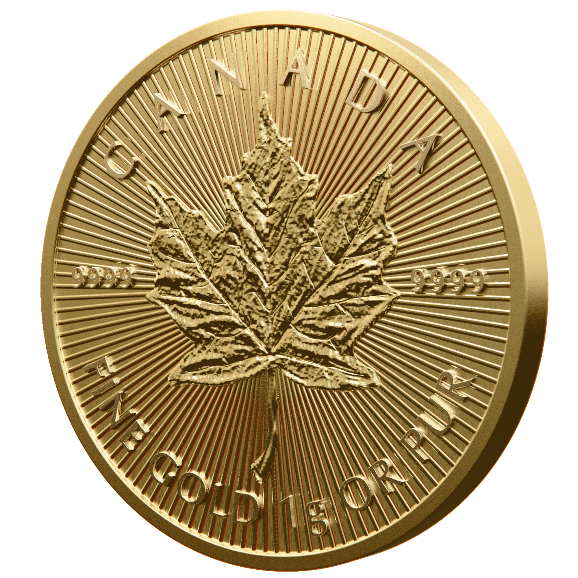 Maple Leaf 1 Gramm Gold 2024